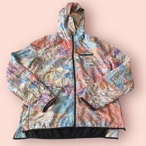 Nike Trail Packable Jacket Women's M Multi Printed Shield Windrunner CZ9538-468